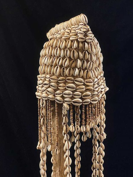 COWRIE SHELL HEADDRESS - Hamill Galleries